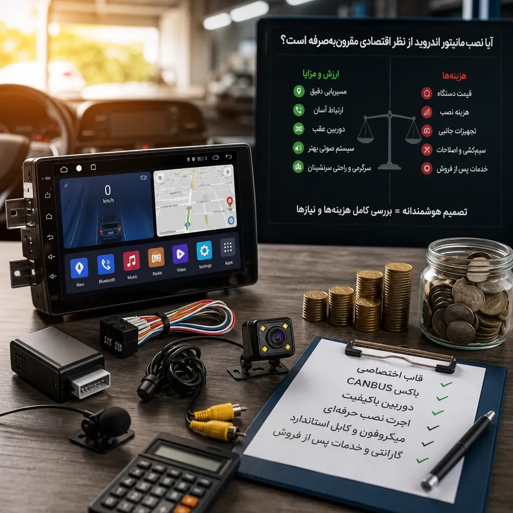 آیا نصب مانیتور اندروید از نظر اقتصادی مقرون&zwnj;به&zwnj;صرفه است؟