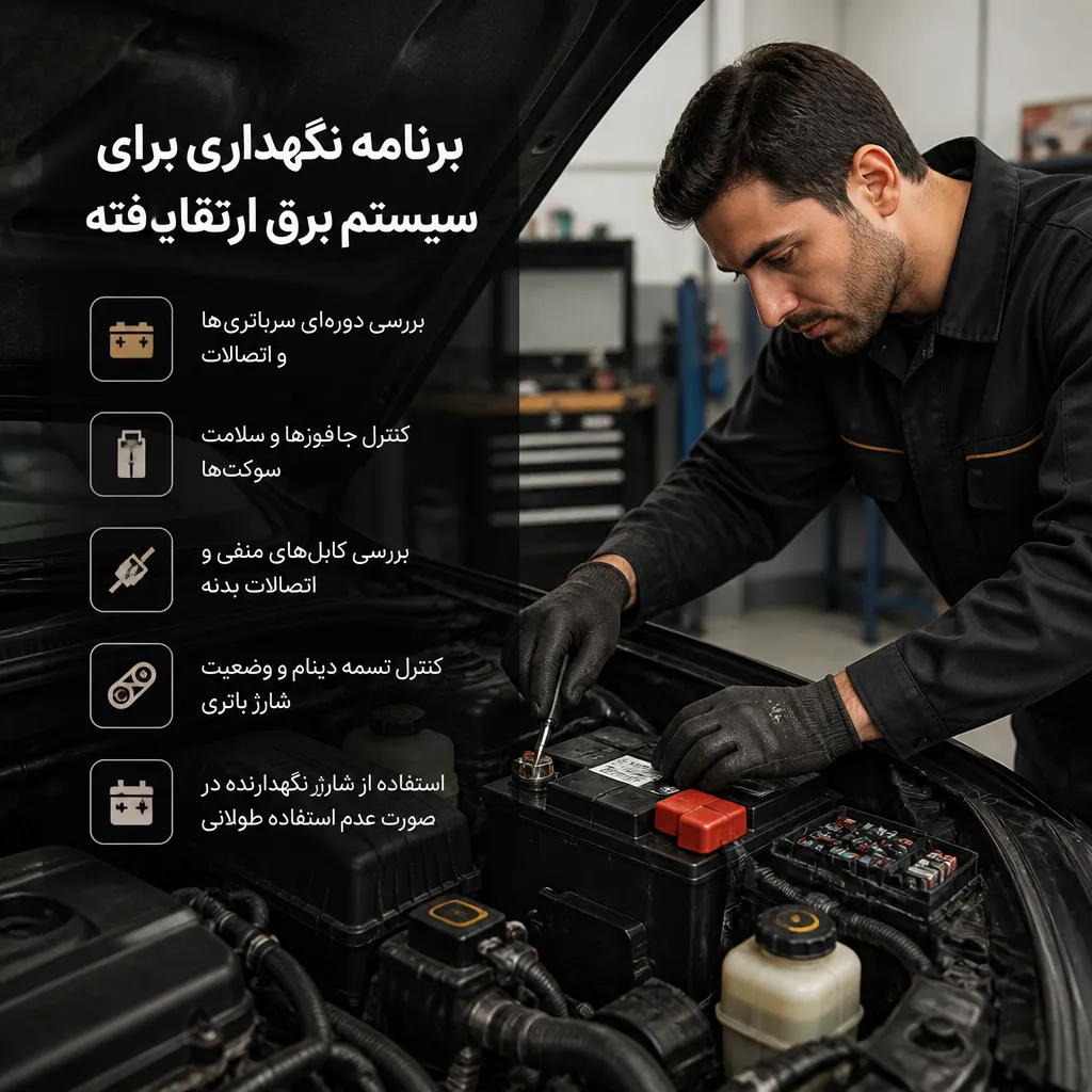 برنامه نگهداری برای سیستم برق ارتقایافته
