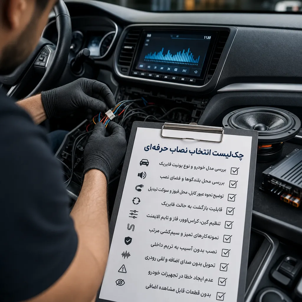 چکلیست انتخاب نصاب حرفهای