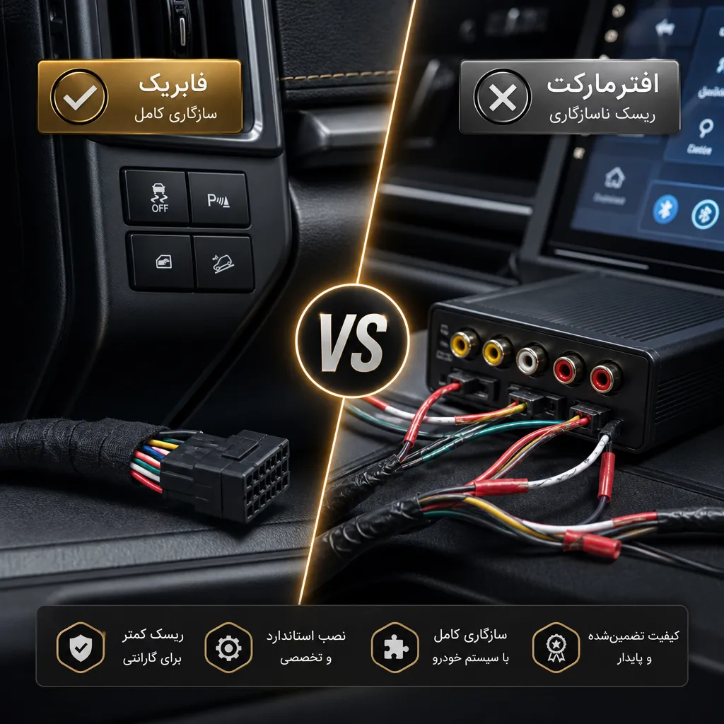 آپشن&zwnj;های فابریک و افترمارکت را درست مقایسه کنید